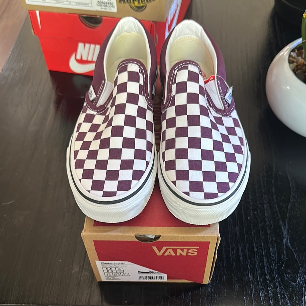 Vans Checkerboard Slip-On Shoes